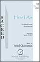 Here I Am SATB choral sheet music cover